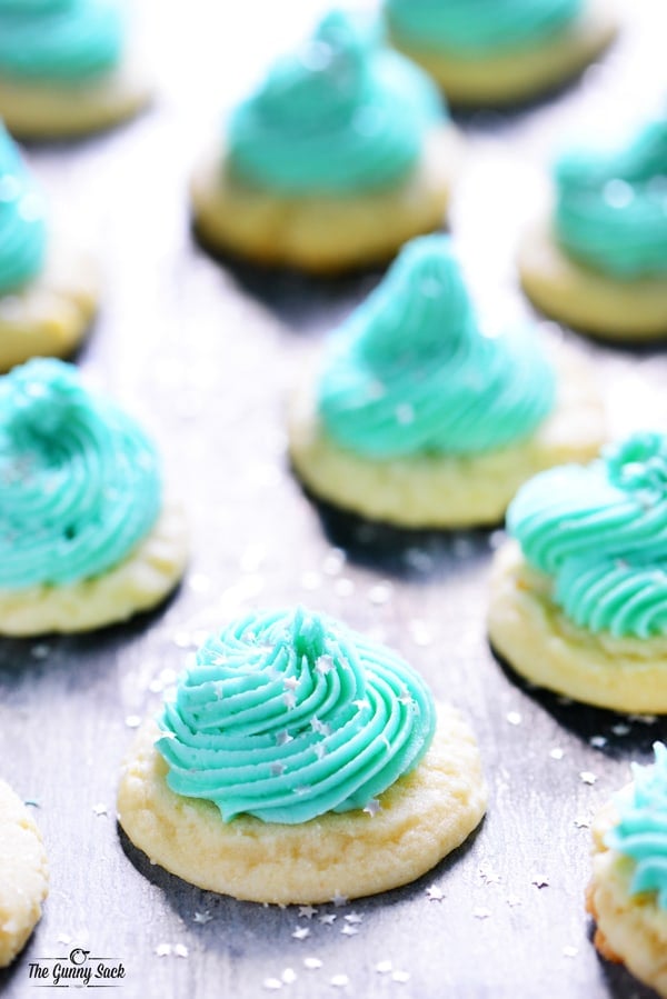 Best Sugar Cookies with buttercream frosting