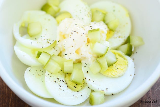 Egg Salad ingredients