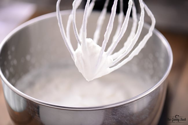 Whipped Cream on beater