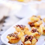 Apple Brie Bites With Pecans | A delicious holiday appetizer recipe!