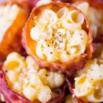 Bacon Mac and Cheese Bites | This is a cheesy appetizer recipe that everyone will love!