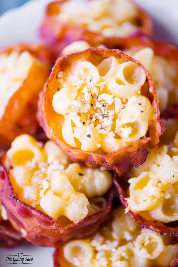 Bacon Mac and Cheese Bites - The Gunny Sack