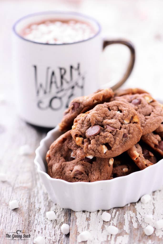 Hot Chocolate Cookies Recipe - The Gunny Sack