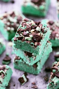 Chocolate Mint Oreo Fudge Recipe