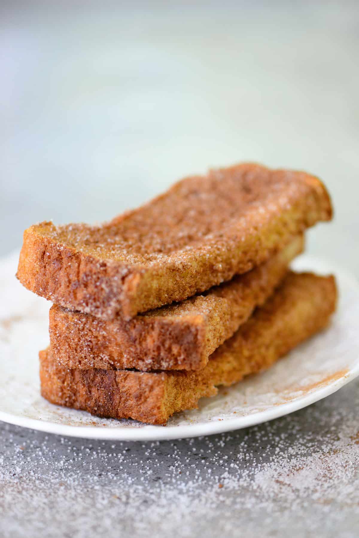 a stack of cinnamon snack toast