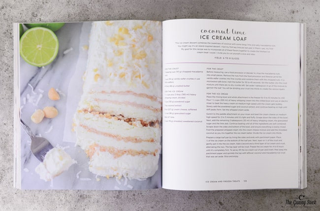Coconut Lime Ice Cream Loaf