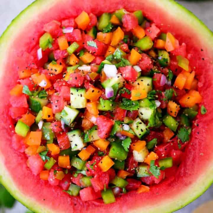 Easy Watermelon Salsa Recipe