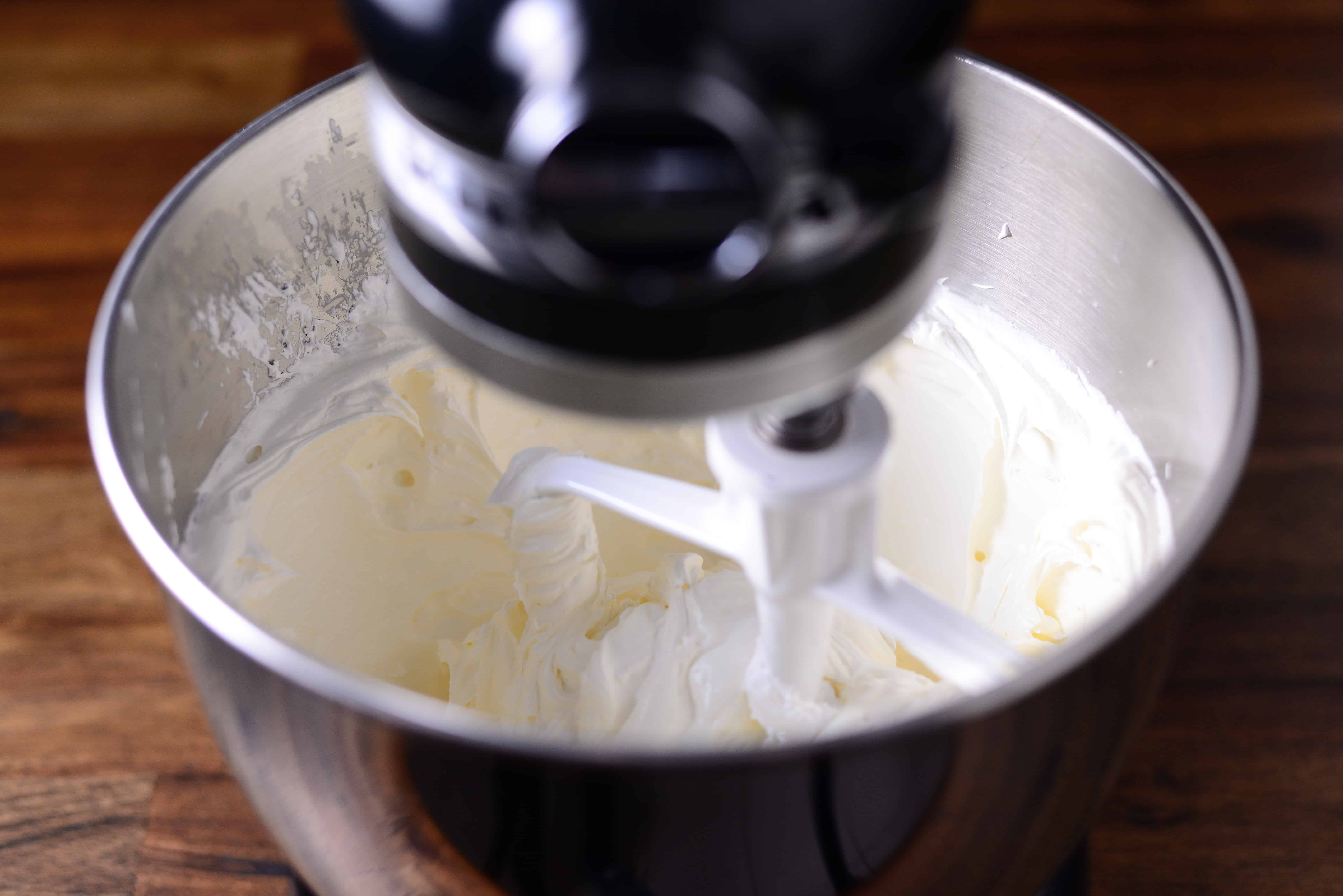 mixing meringue buttercream 