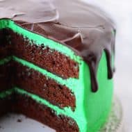 Chocolate Mint Layer Cake