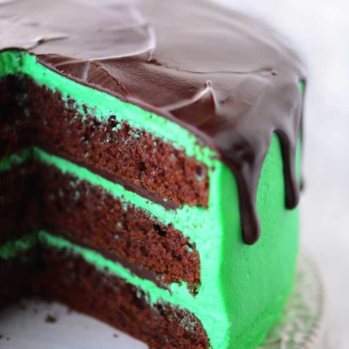 Chocolate Mint Layer Cake Recipe
