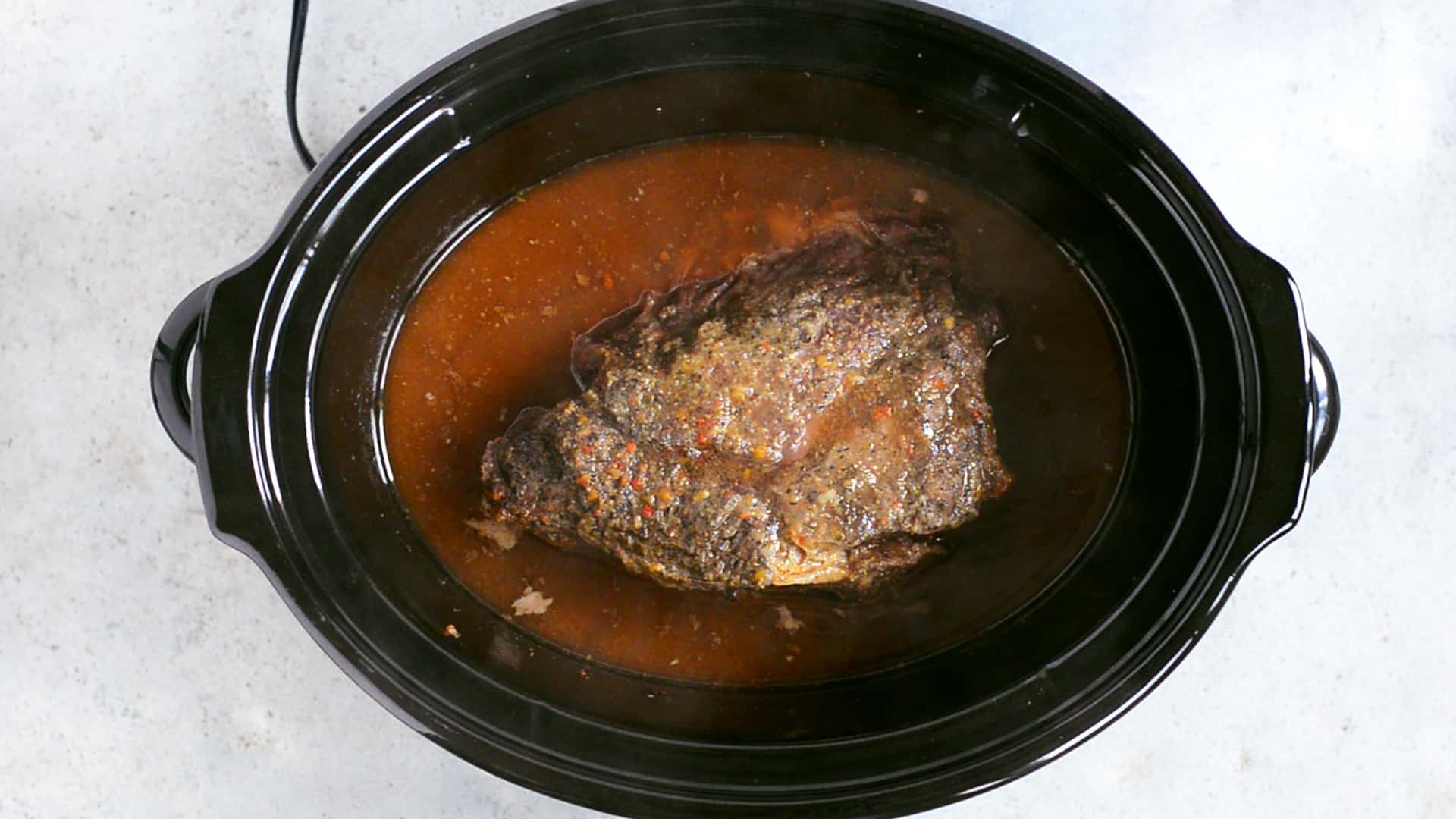 Roast In A Crock Pot With Beef Broth