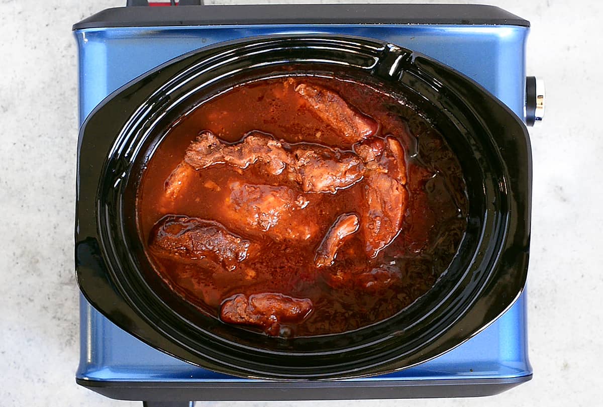 fully cooked slow cooker barbecue ribs