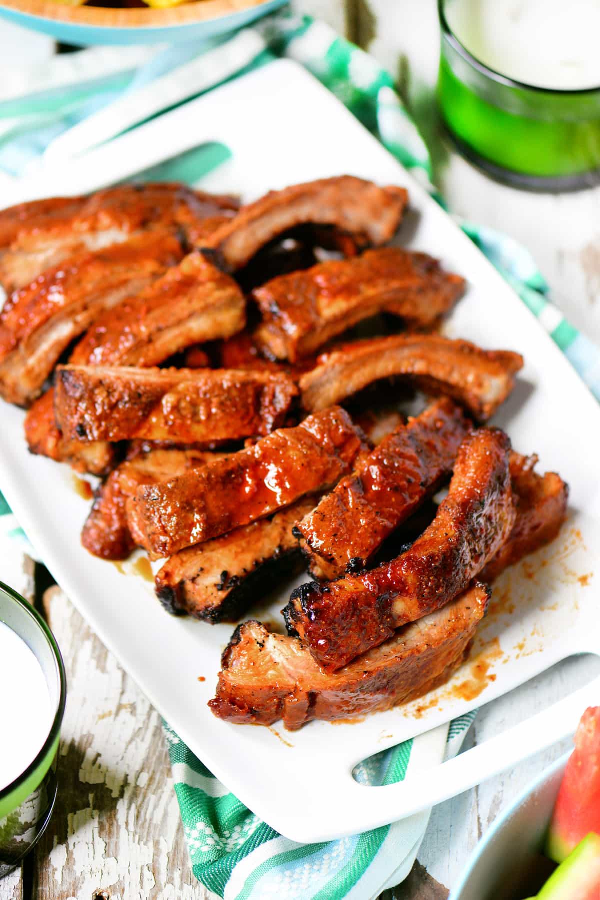 Grilled Barbecue Ribs