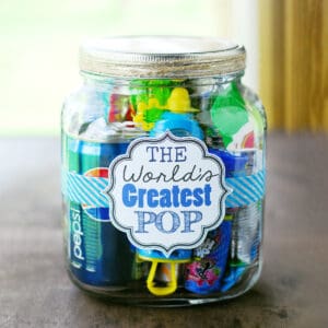 The world's greatest pop father's day gift idea in a mason jar.