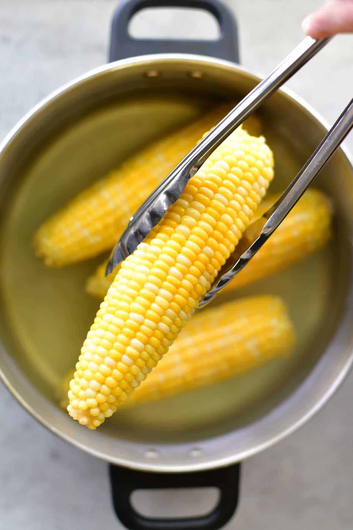 Boiling Corn On The Cob