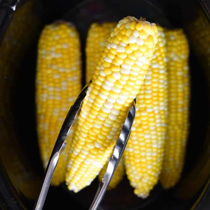 cooked corn on the cob slow cooker