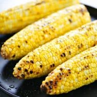 Grilled Corn On The Cob Peeled