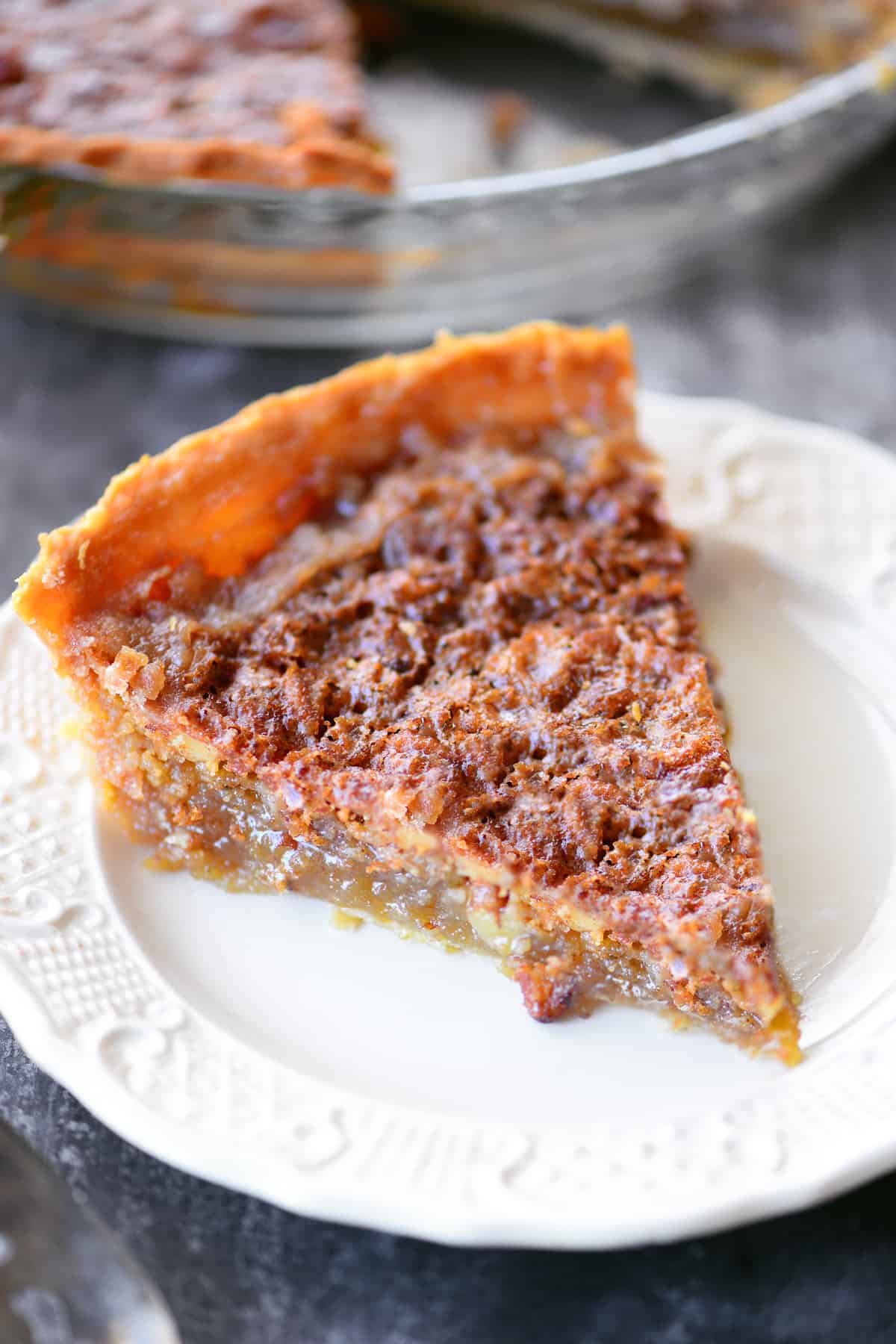 Easy Pecan Pie Without Corn Syrup - The Gunny Sack