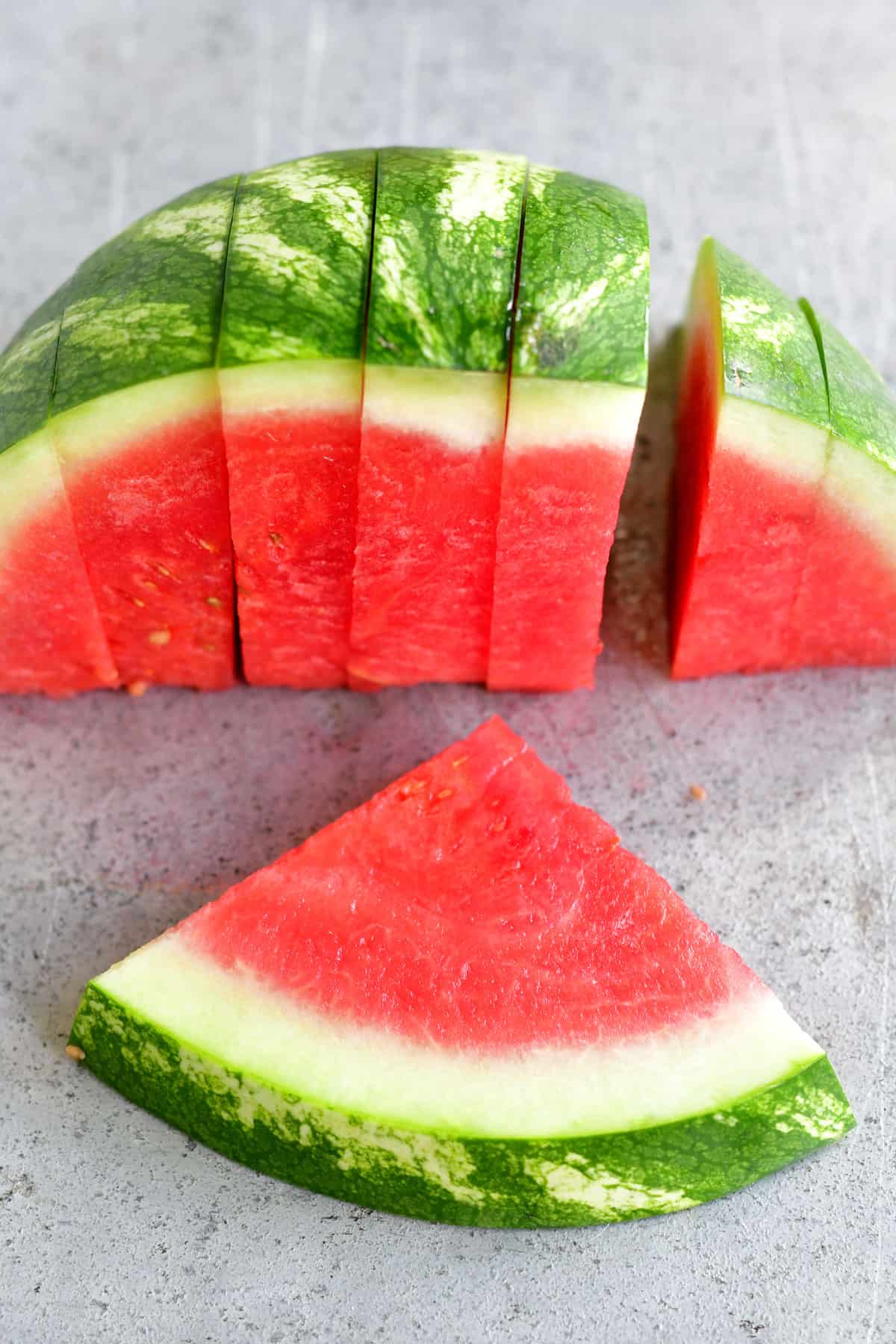 Watermelon triangles.