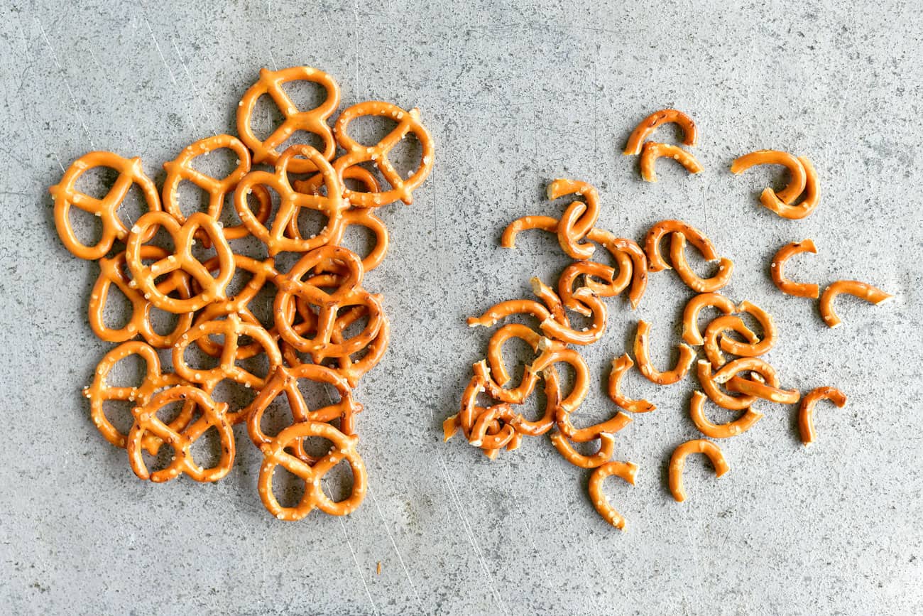 pretzel handles from pretzel twists