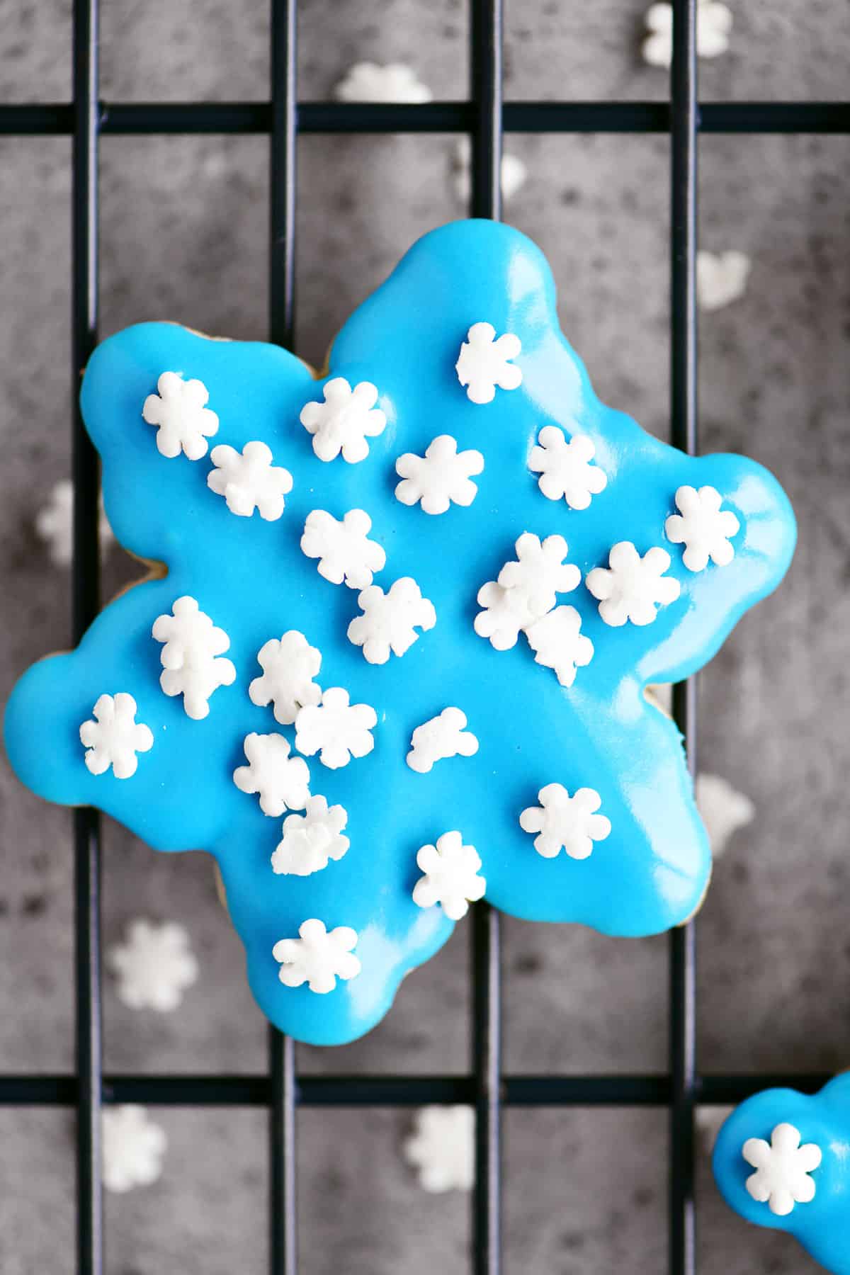 snowflake sugar cookie