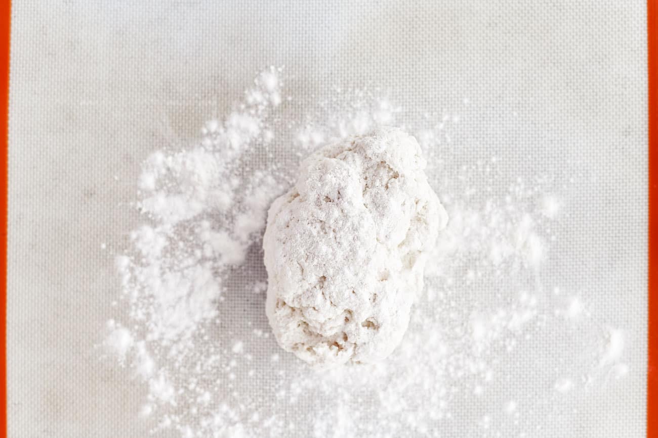 ball of two ingredient dough
