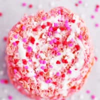 valentines pinwheels with sprinkles