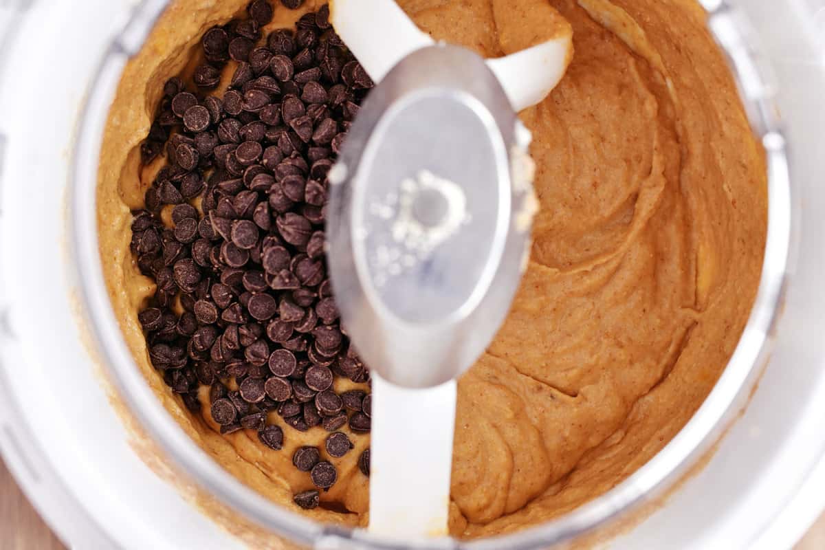 add sugar free chocolate chips to the batter