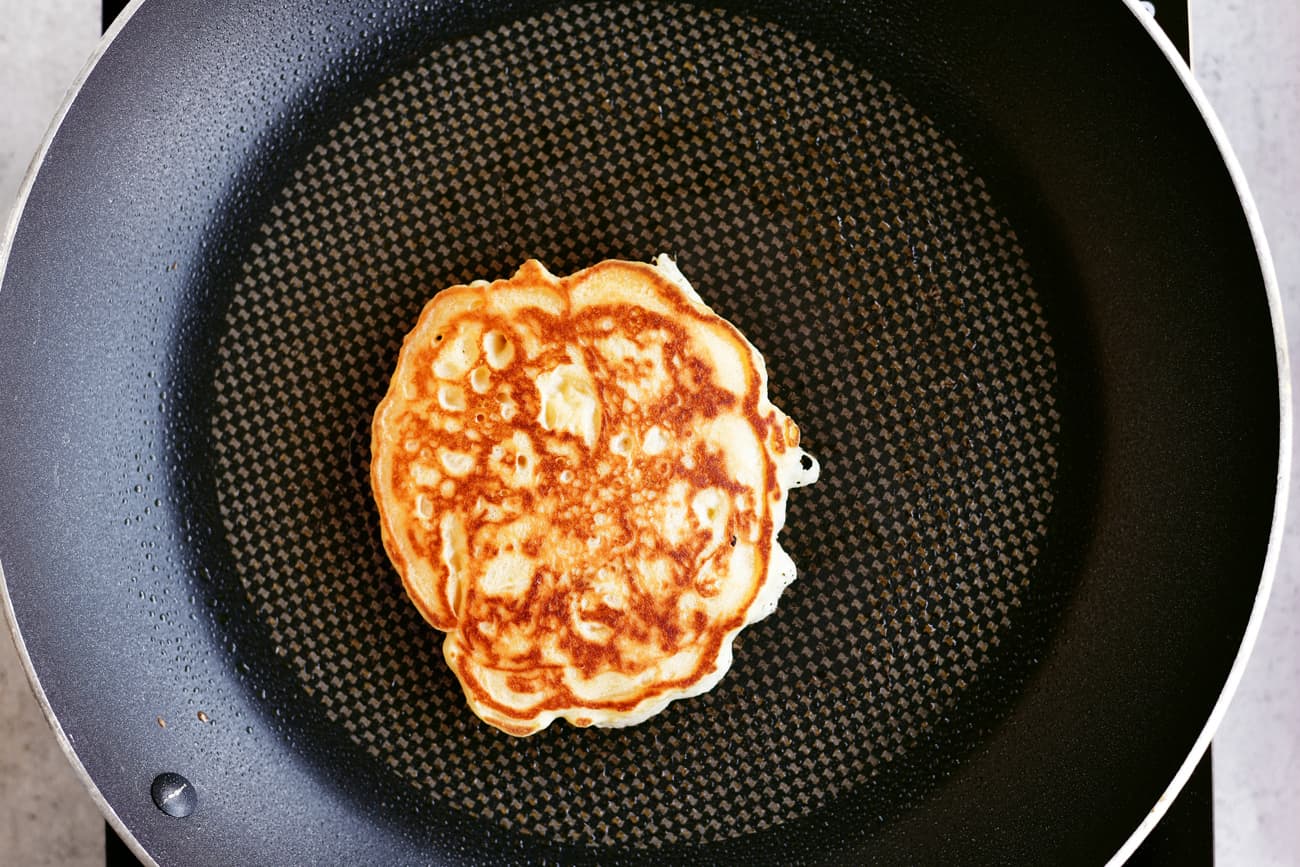 pancake in skillet