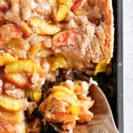 Peach Cobbler with Bisquick