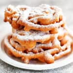 stack of funnel cakes