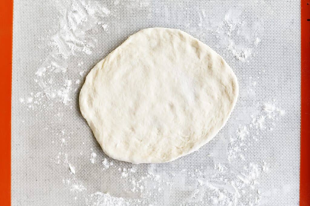 circle of dough