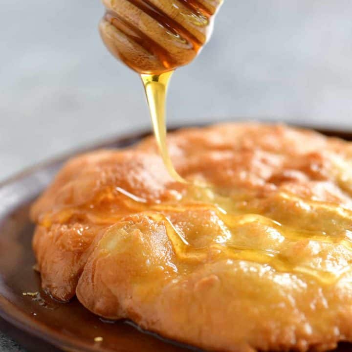 drizzle honey on fry bread
