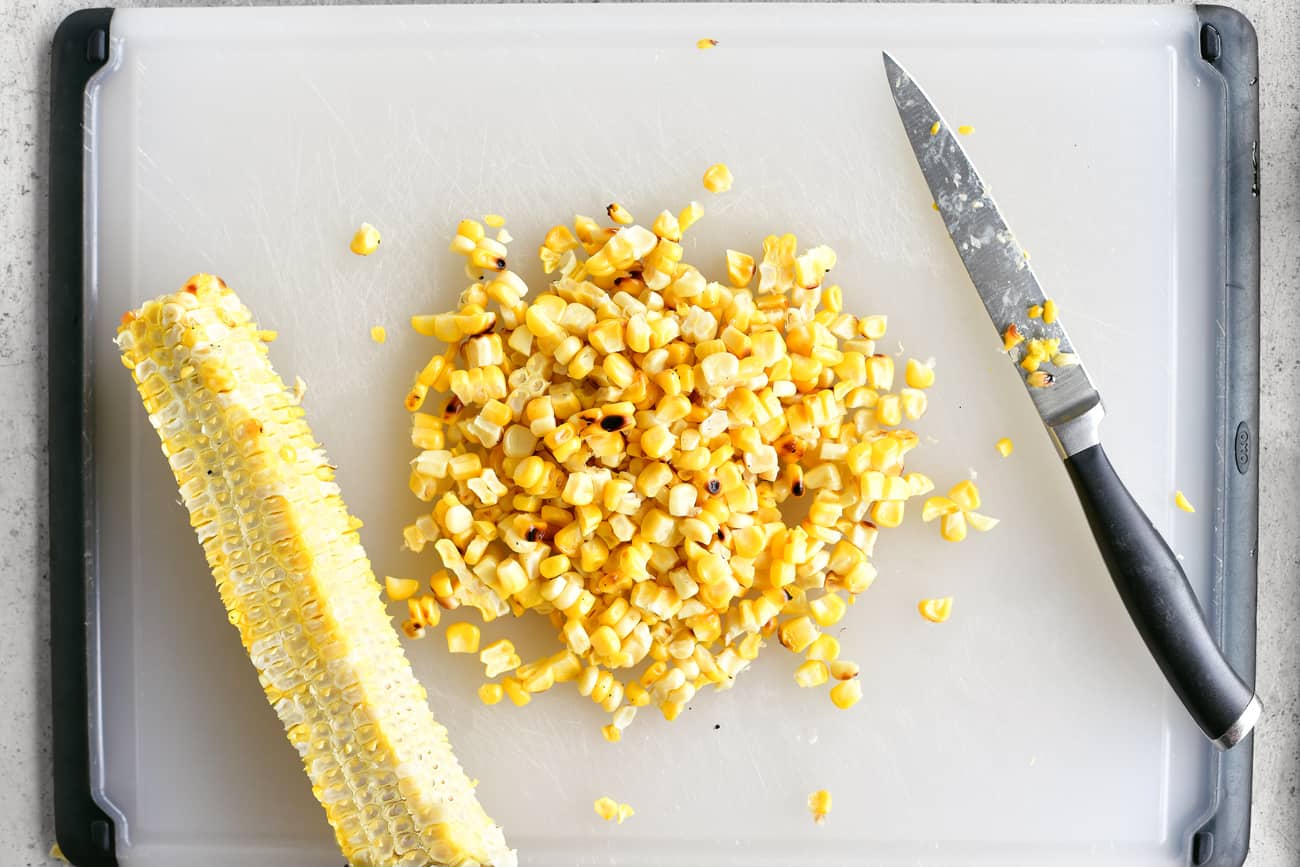 cut kernels off cobb