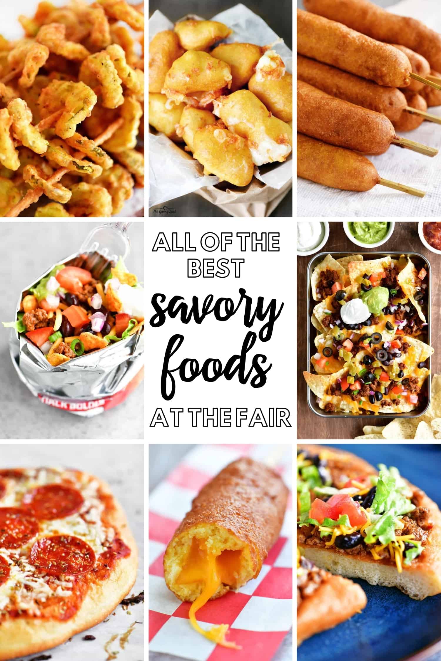 savory fried foods collage