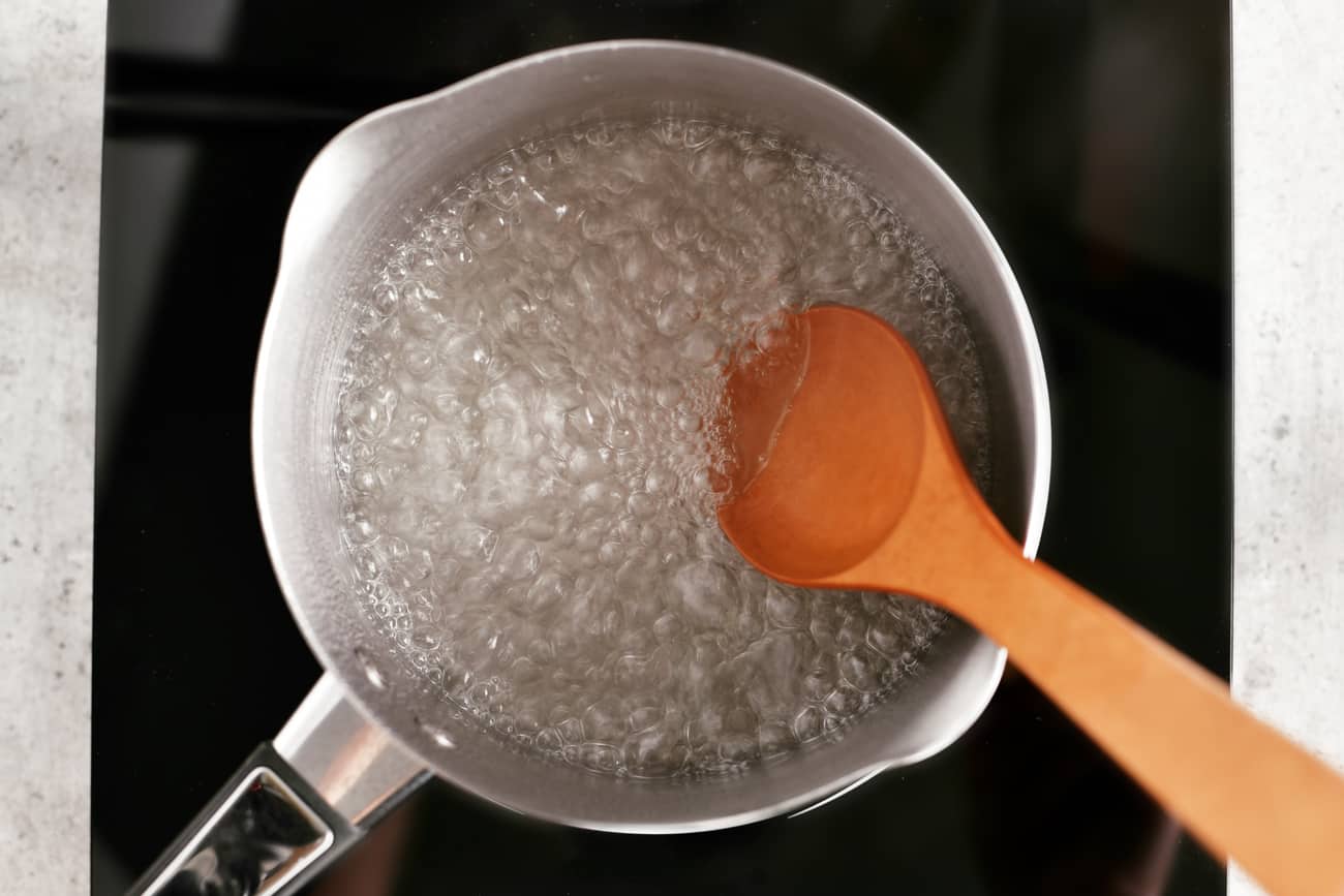 bring to a boil while stirring