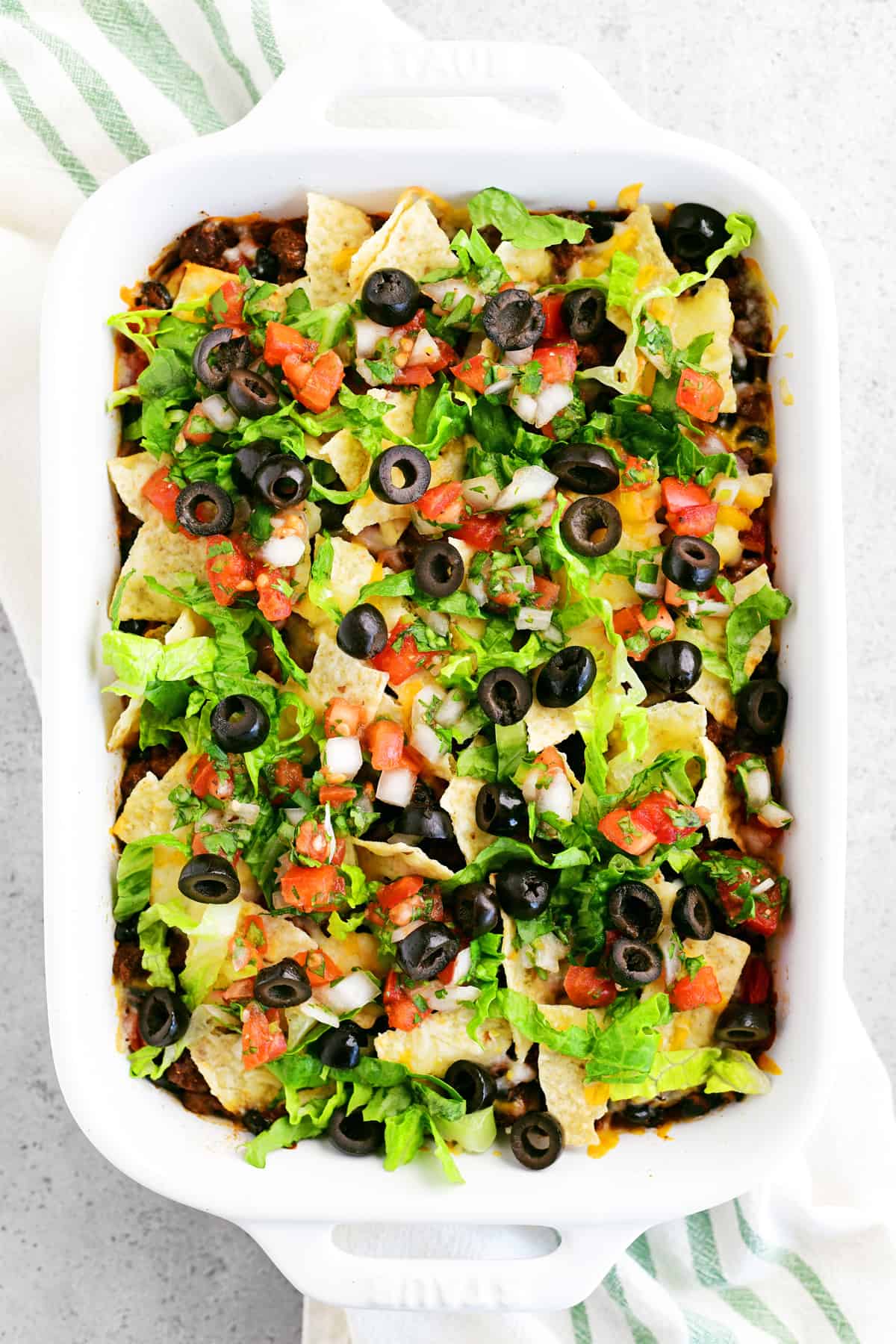 This image has an empty alt attribute; its file name is Taco-Casserole-Recipe-.jpg