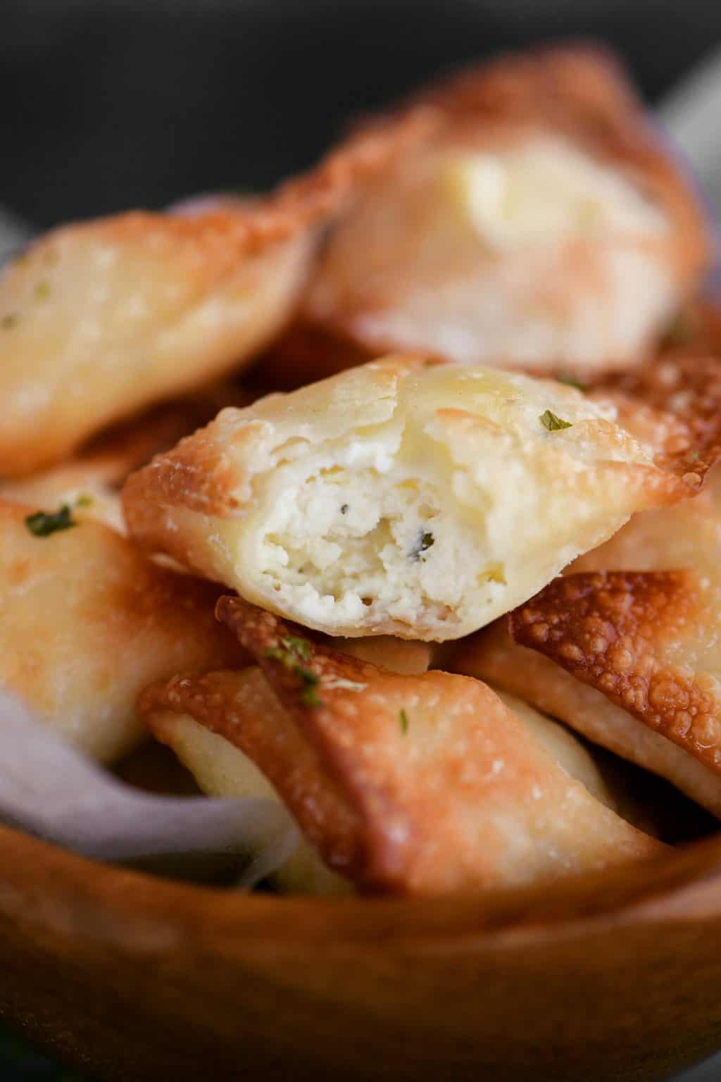 Air Fryer Cream Cheese Wontons The Gunny Sack