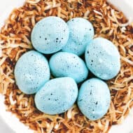 Robin’s Egg Meringue Cookies