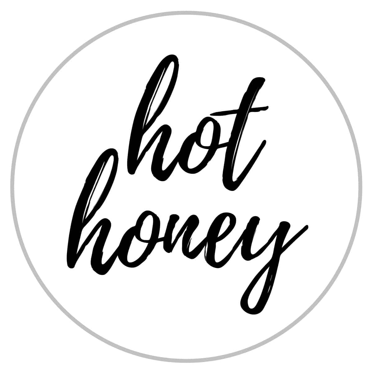 hot honey label