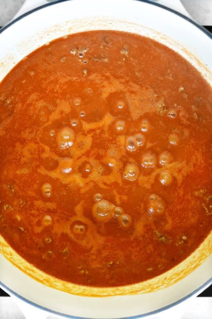 easy chili recipe made in a pot