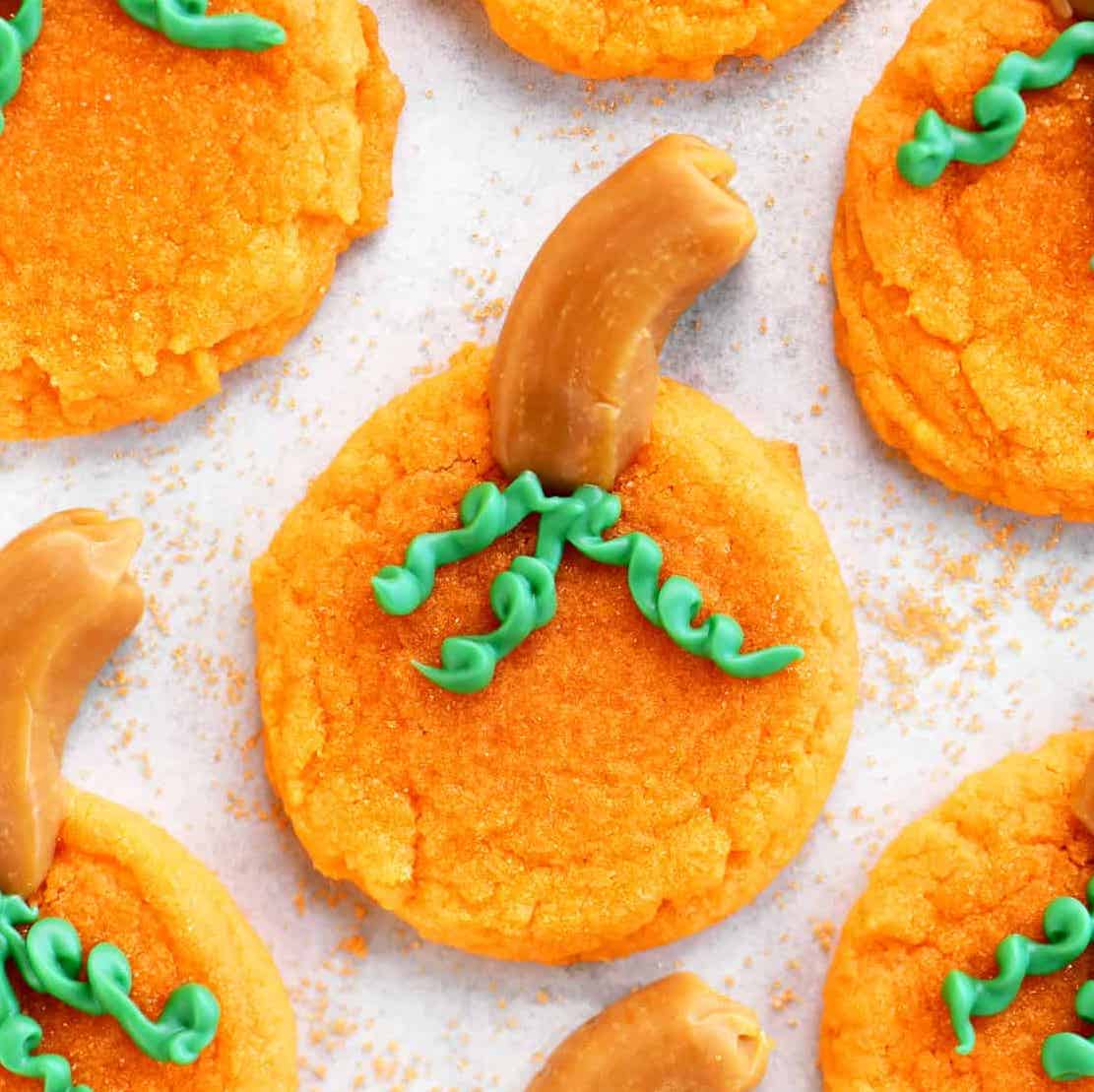 pumpkin sugar cookies.