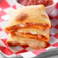 Two Ingredient Dough Pizza Pockets