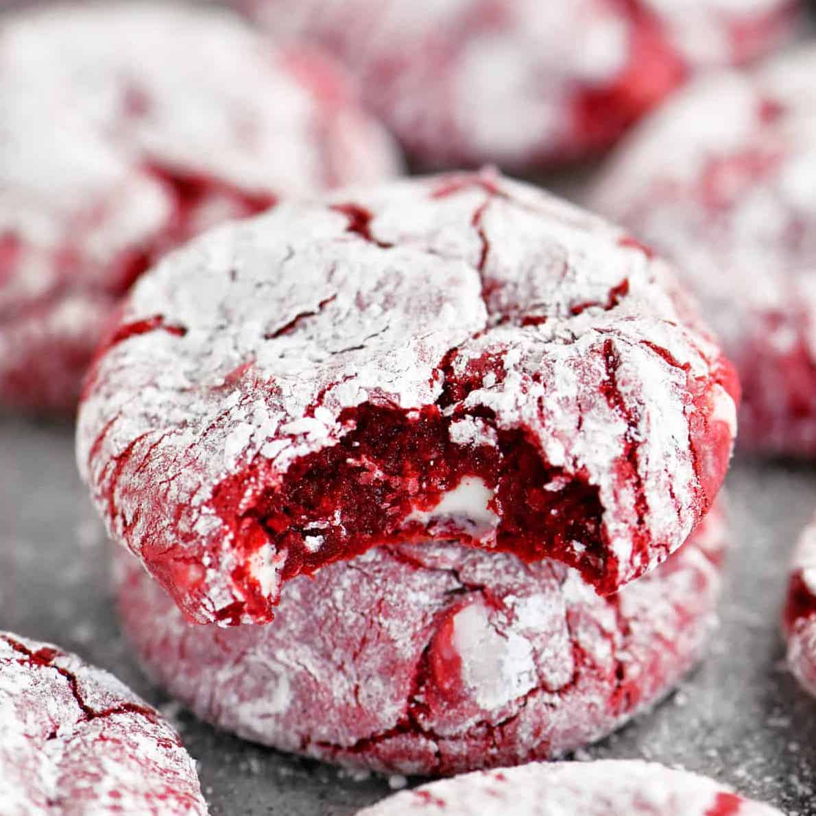 red velvet cookies.