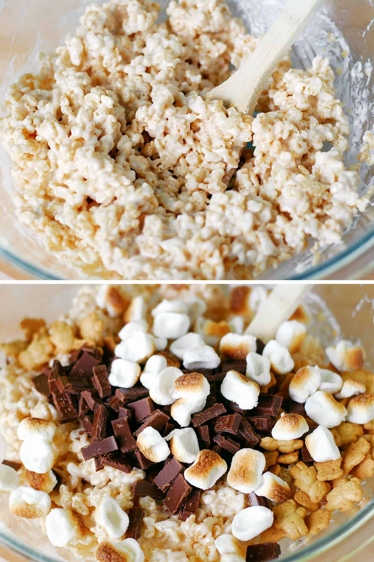 how to make smore rice krispie treats.