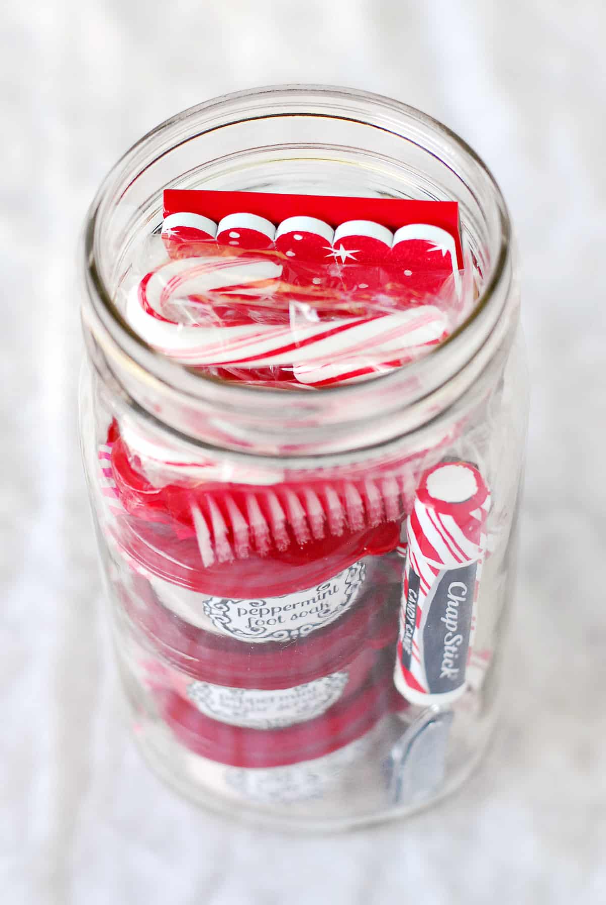 Add a candy cane to the top.