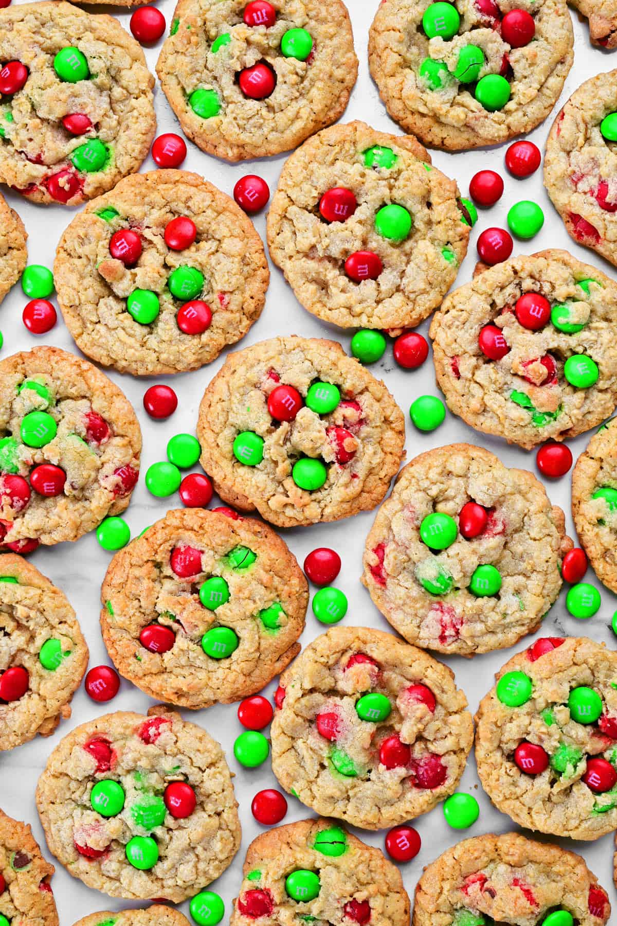 Holiday oatmeal cookies.