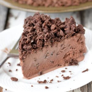 Chocolate crunch ice cream cake.