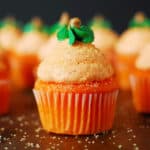 Pumpkin cupcakes.