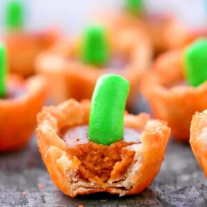Pumpkin pie bites.